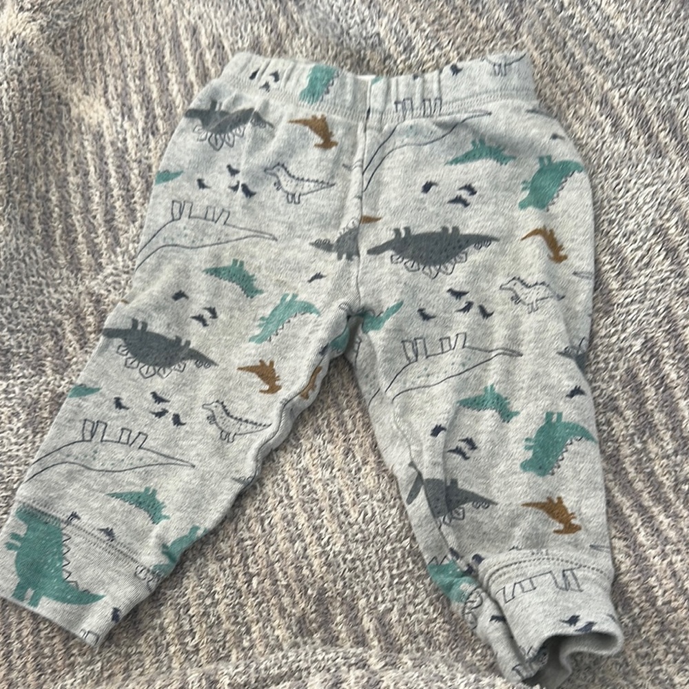 Carter's Gray Dinosaur Print Sweatpants